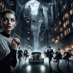 Kota yang Diselimuti Kegelapan dari Lingkungan yang Suram