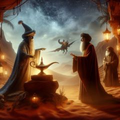 Kisah Legenda di Gurun Pasir Keinginan Wazir Agung dalam Api